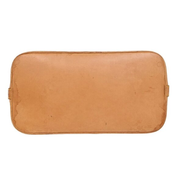 LOUIS VUITTON LV Logo Alma Hand Bag Monogram Leather Brown France M51130 88EF094 - Picture 7 of 16